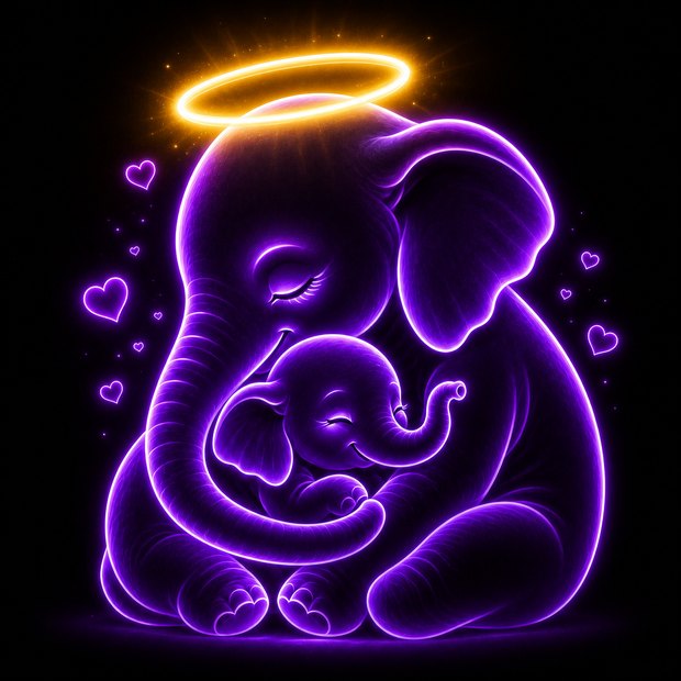 The same artwork, now with a golden halo