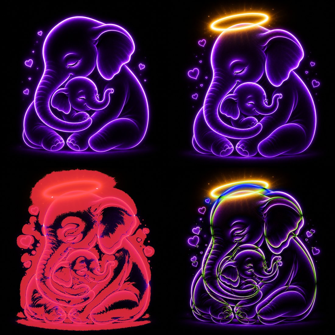 Contact sheet showing before, after, mask, overlay, heatmap and difference together