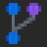 branching line with three commit dots