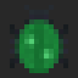 green bug with six legs