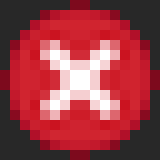 red circle with a white cross