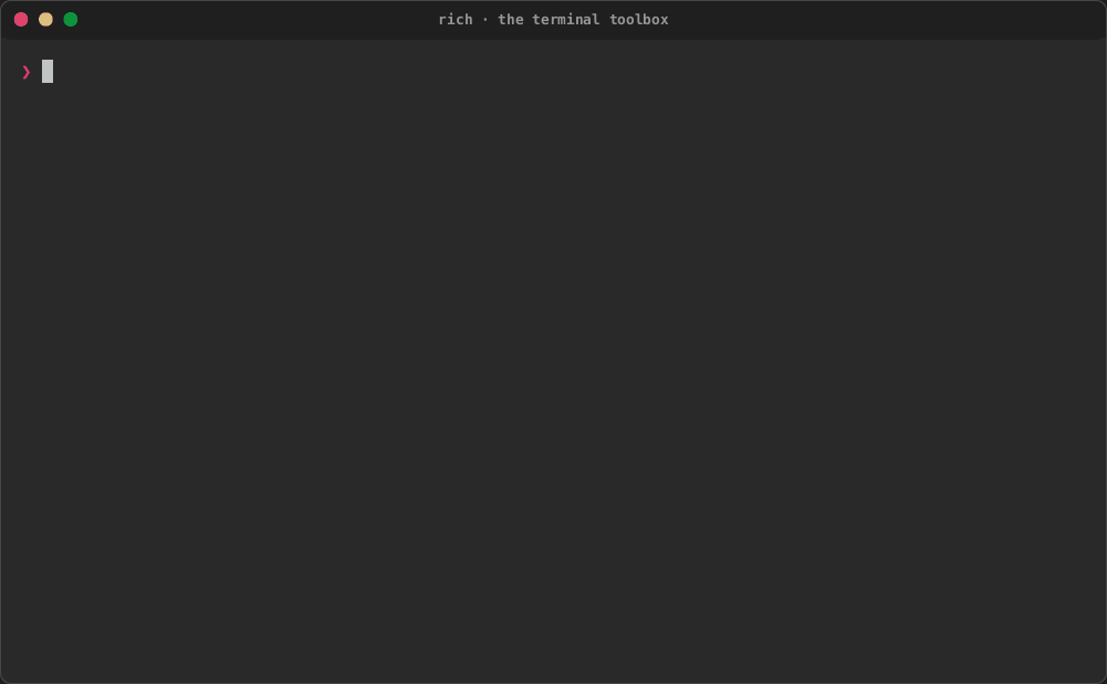 rich rendering a Markdown file, a CSV table and Python source
