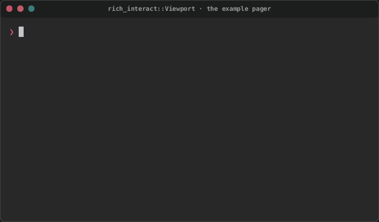 A Markdown file paged in rich_interact's Viewport